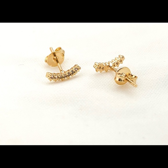 Tiny Stud Earrings - Picture 7 of 12